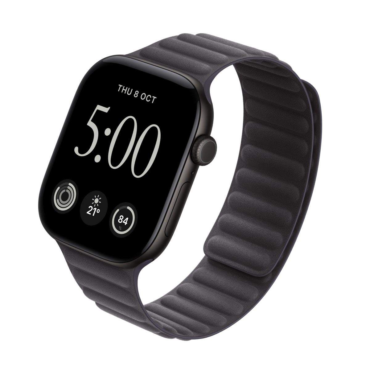 Apple Watch Series 12 Aluminium Black - Magnetic Link Midnight