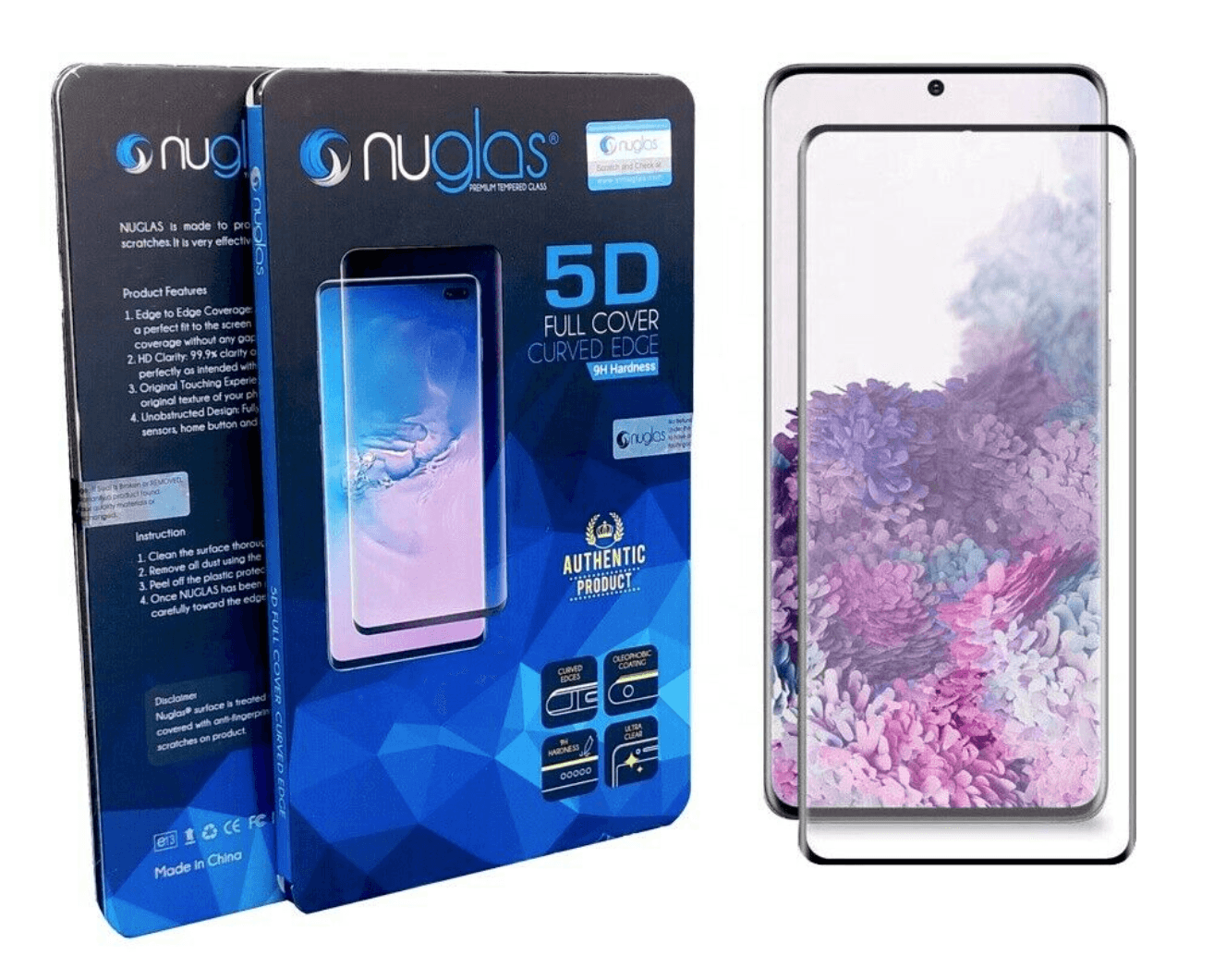 Shop Nuglas Tempered Glass for Samsung Galaxy S20 Plus OzMobiles
