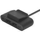 Belkin BoostCharge 4-Port USB Power Extender Black