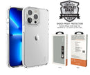 Ugly Rubber Pure Transparent Armor Case for iPhone 13 Pro Max