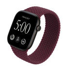 Braided Solo Loop Burgundy
