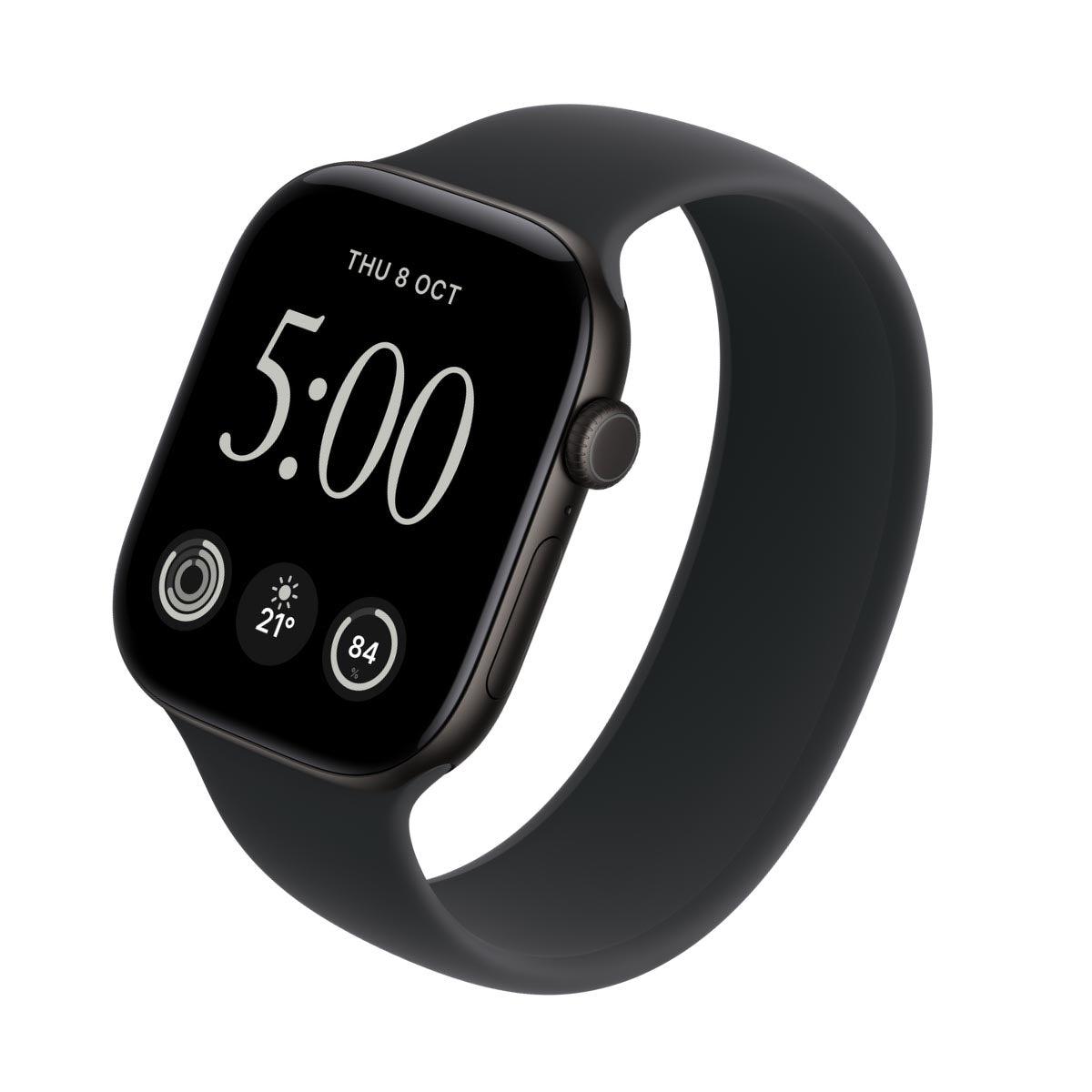 Apple Watch Series 12 Aluminium Black - Solo Loop Black