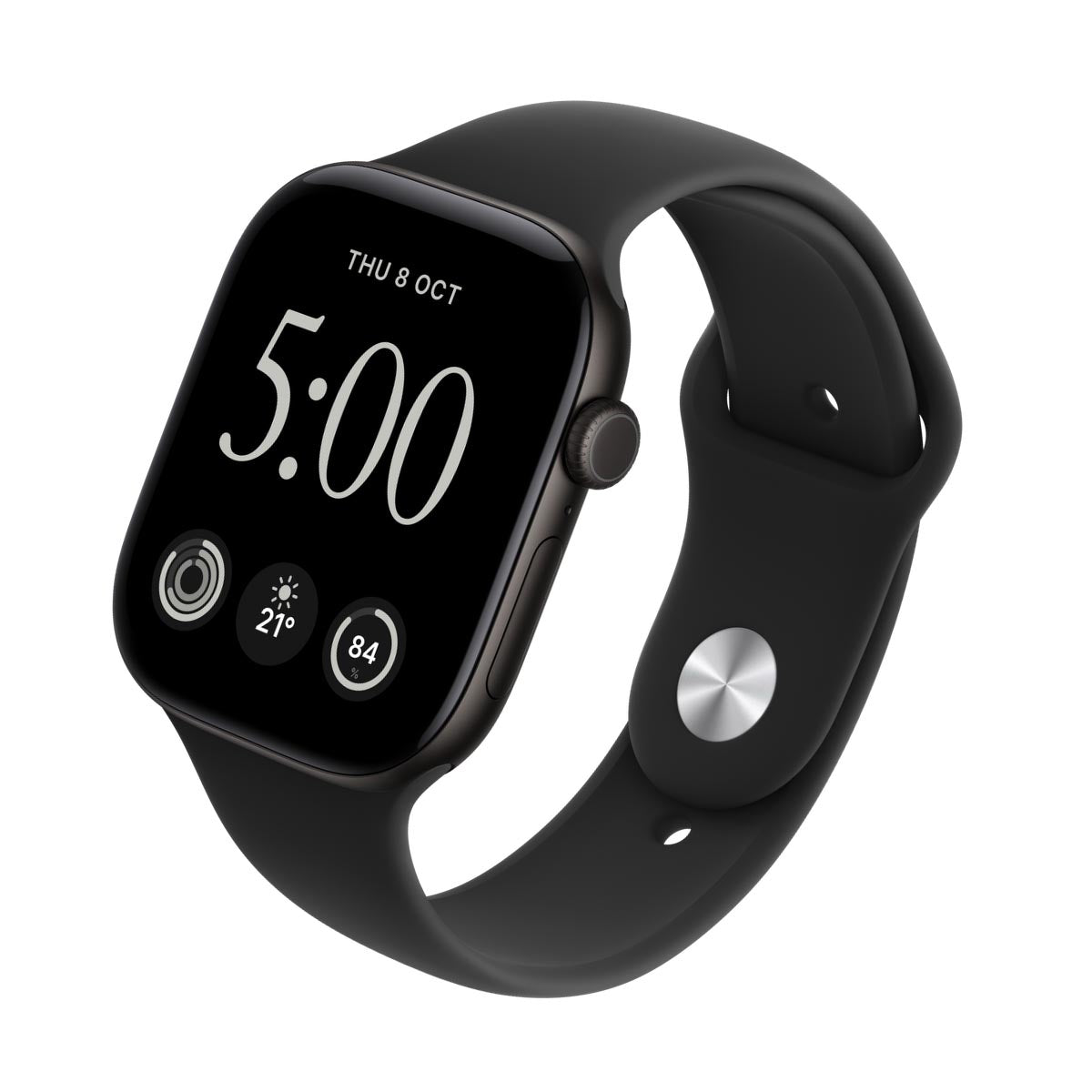 Apple Watch Series 12 Aluminium Black - Sport Band Black