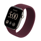 Braided Solo Loop Burgundy