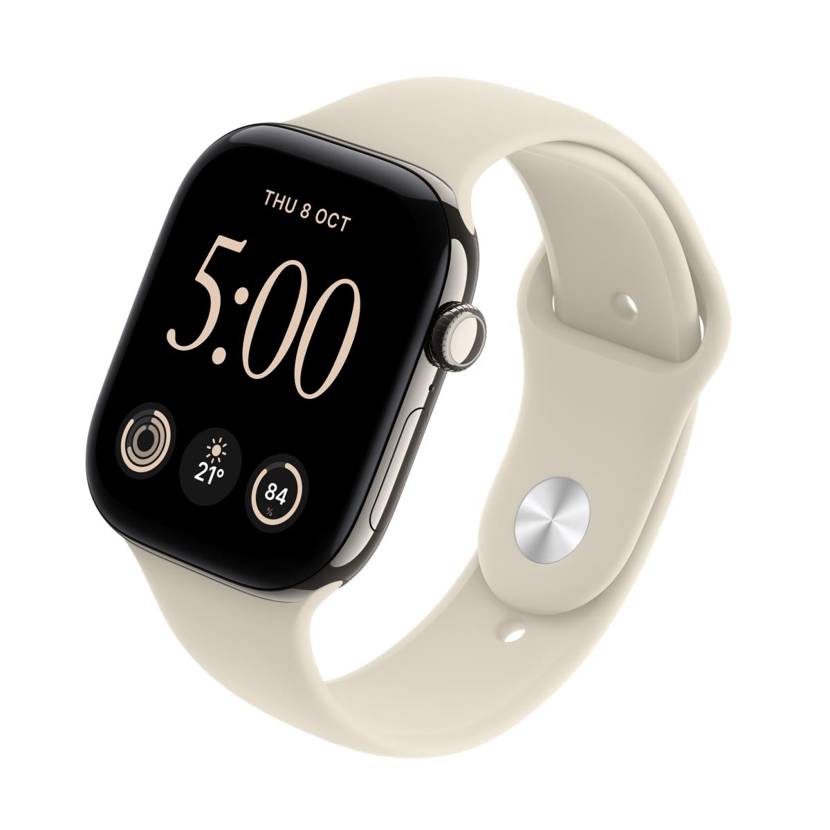 Apple Watch Series 12 Titanium Natural - Sport Band Sand