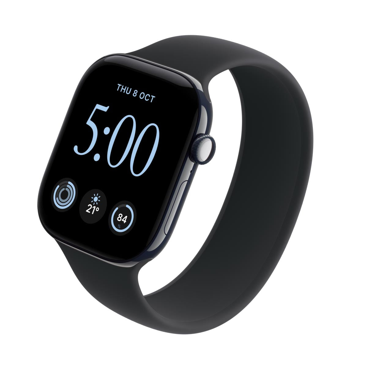 Apple Watch Series 12 Ceramic Night Blue - Solo Loop Black