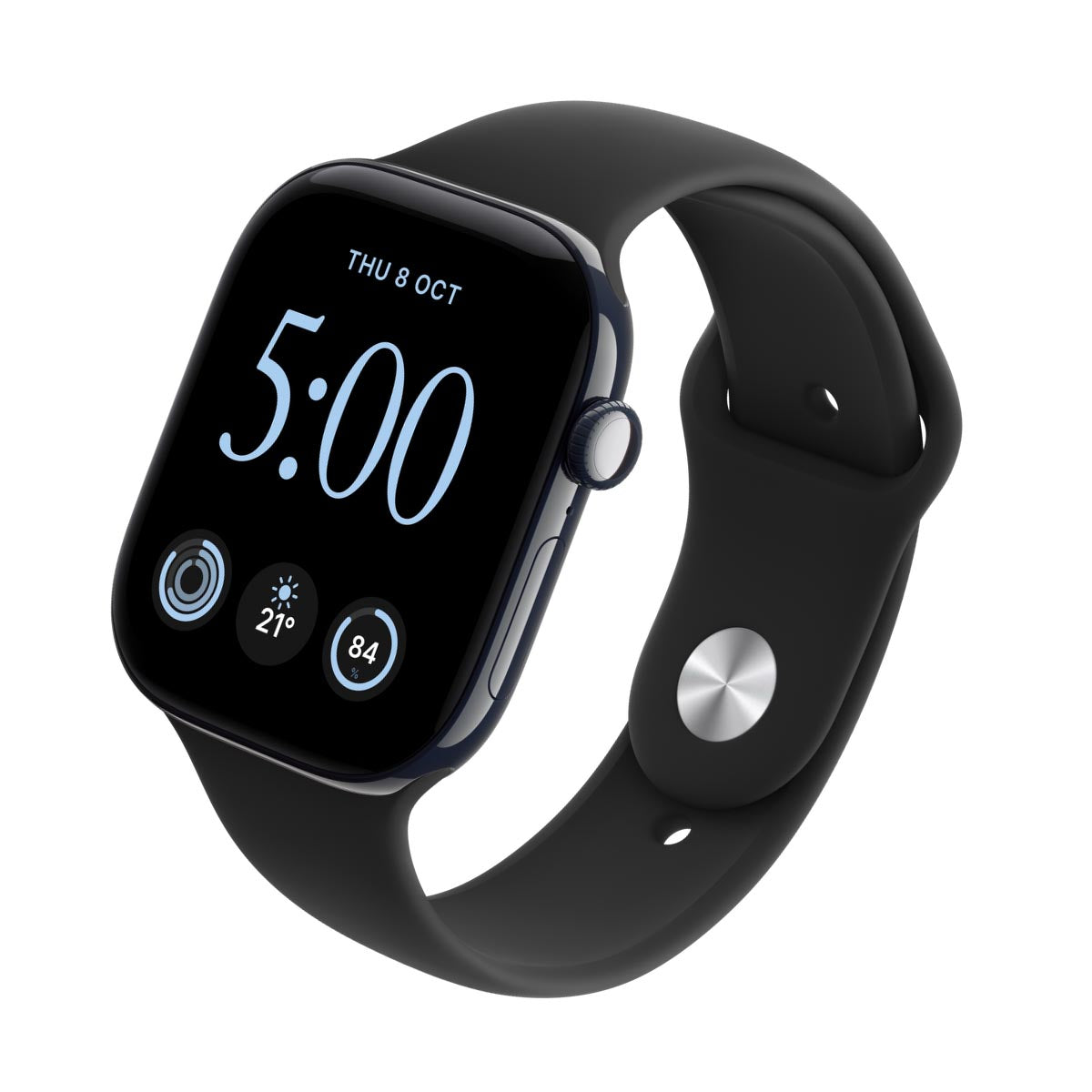 Apple Watch Series 12 Ceramic Night Blue - Sport Band Black