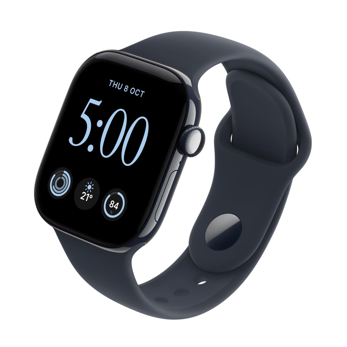 Apple Watch Series 12 Ceramic Night Blue - Sport Band Navy Blue