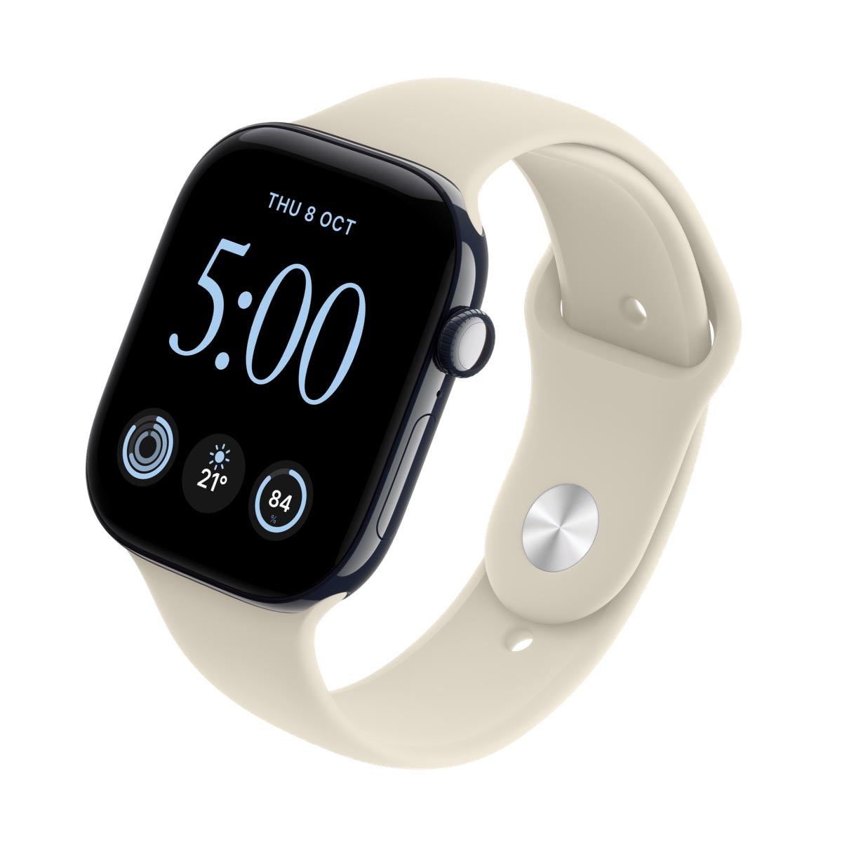 Apple Watch Series 12 Ceramic Night Blue - Sport Band Sand