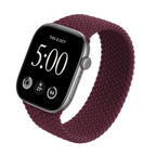 Braided Solo Loop Burgundy