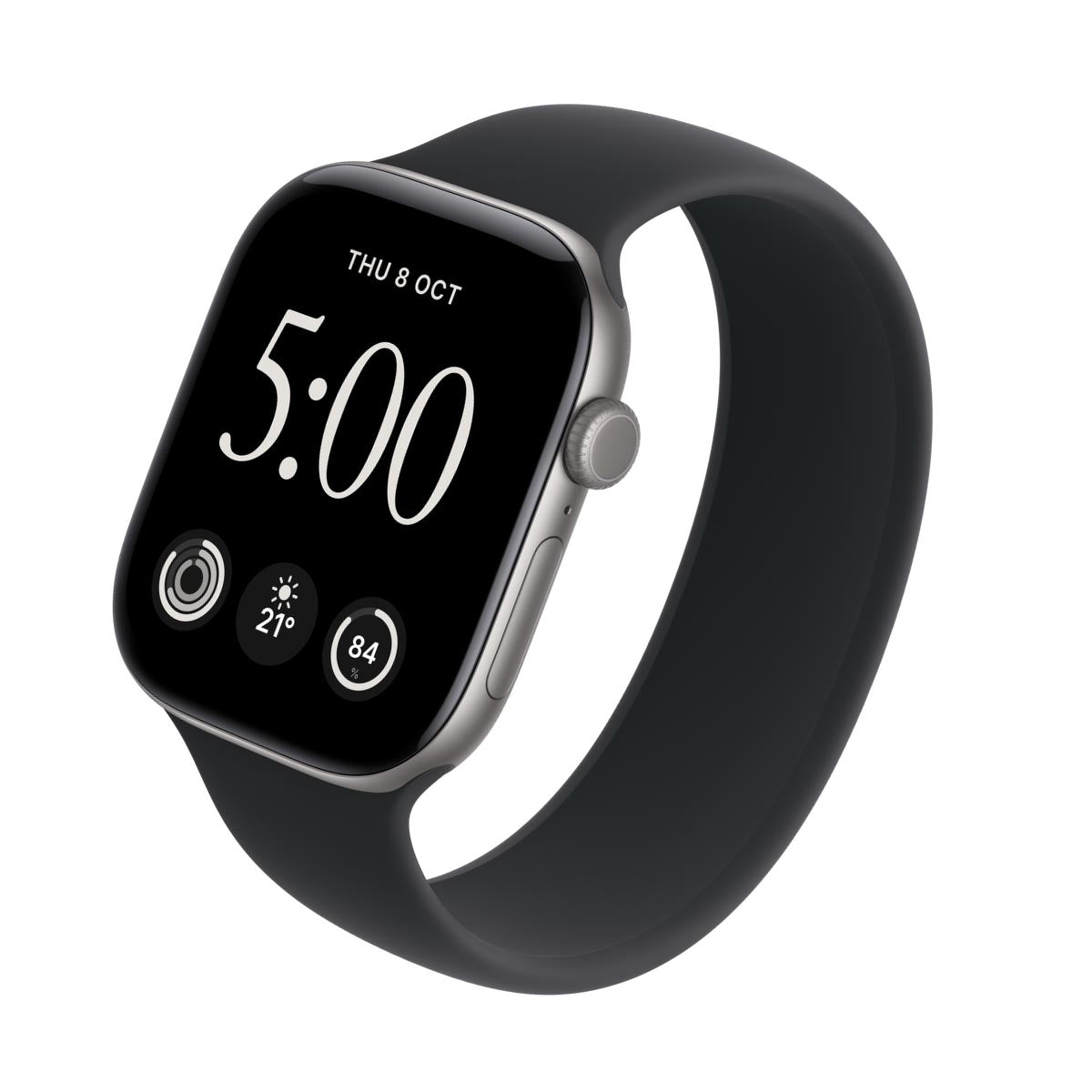 Apple Watch Series 12 Aluminium Space Grey - Solo Loop Black