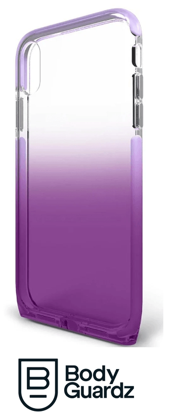 Refurbished BodyGuardz BodyGuardz Harmony iPhone X/Xs Clear/Purple Case By OzMobiles Australia