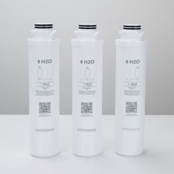 H2O Cascade Filters White