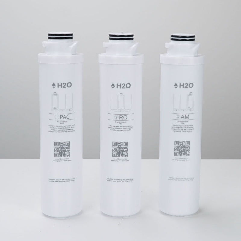 H2O Cascade Filters White