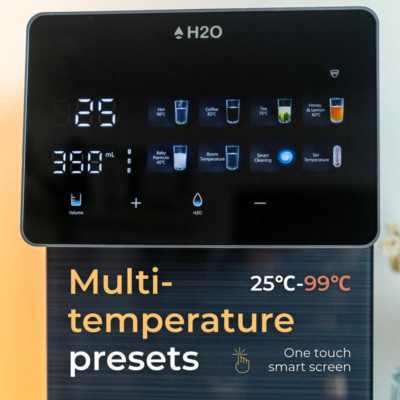 H2O Cascade Countertop Purifier Black