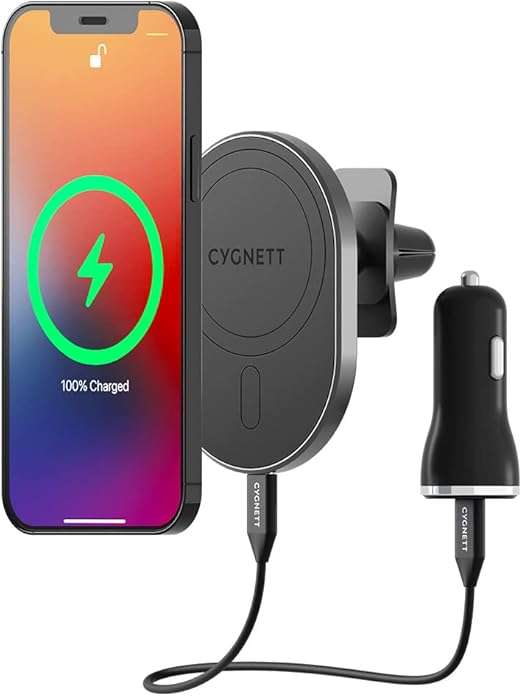 Cygnett MagHold Magnetic Car Wireless Charger