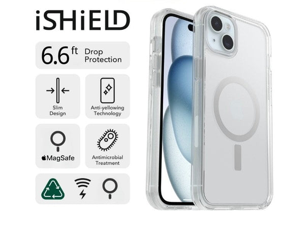 iShield [MagSafe]Crystal Palace Clear Case for iPhone 15