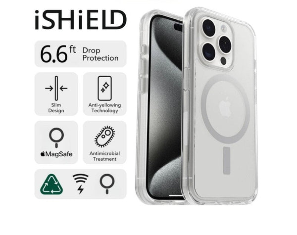 iShield [MagSafe] Crystal Palace Clear Case for iPhone 15 Pro Max