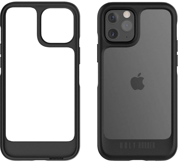 Refurbished Ugly Rubber U-Model for iPhone 12 / 12 Pro Black Case By OzMobiles Australia