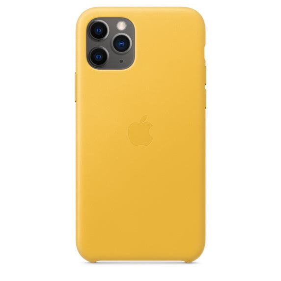 Original Apple iPhone 11 Pro Leather Case Meyer Lemon