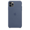 iPhone 11 Pro Max Silicone Case Linen Blue
