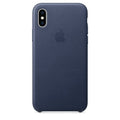 iPhone XS Leather Case Midnight Blue