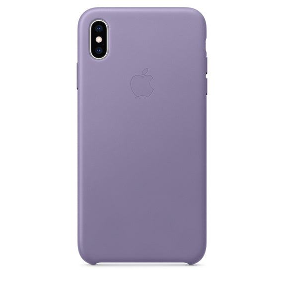 Original Apple iPhone XS Max Leather Case Lilac