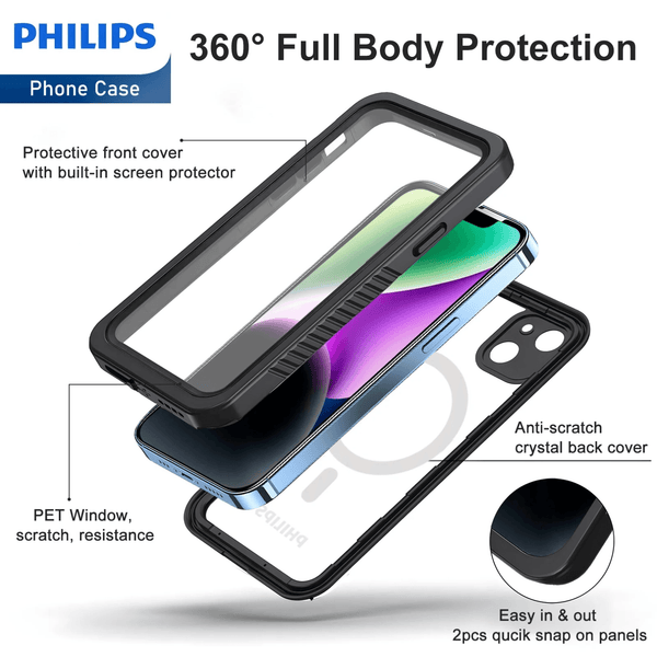 Refurbished Philips Philips Waterproof Case With MagSafe For iPhone 14 Pro Max By OzMobiles Australia