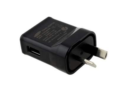 Refurbished Fast AC Charger Samsung USB-A 1A 5W AC Wall Power Charger Black By OzMobiles Australia